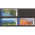Australie mi 2133,2135 Landscapes gestempeld