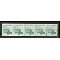 2123 3.4c School Bus Fine MNH Dry Gum PNC 2/5 X...