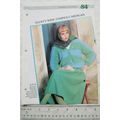 Woman's pattern 84 fluffy wide striped cardigan...