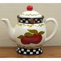 Ceramic Apple Teapot