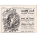 1894 EDWARDS HARLENE FOR THE HAIR MAGAZINE ADVERT