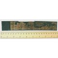 Vintage: green leather bookmark - The Two Castl...