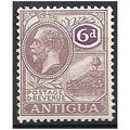 Anigua 1921 SG75 6d Dull & Bright Purple Mounte...
