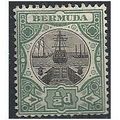 Bermuda 1906 SG35 1/2d Black & Green Mounted Mi...
