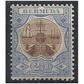 Bermuda 1906 SG40 2 1/2d Brown & Ultramarine Mo...