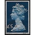 SG 1028: £5 salmon and chalky blue Definitive S...