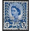 SG W8: 4d. ultramarine Wales Regional Stamp: Qu...