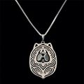 New Women’s Silver Tone Chow Chow Fashion Necklace