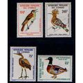 CONGO 1978 BIRDS SET 4 VALS M / MINT