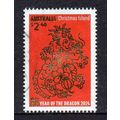 CHRISTMAS ISLAND: 2024, $2.40 YEAR OF THE DRAGO...