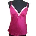 GUESS 100% Silk Top Cami Funshia Hot Pink Size ...