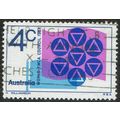 Australia 1967 World YWCA Meeting 4c Deep Blue ...