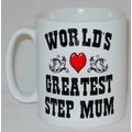 World's Greatest Step Mum Mug Can Personalise M...