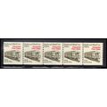 2265 21c Mail Car Fine MNH Dry Gum PNC 1/5 X1232