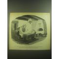1945 Cartoon by Chas Addams - and so the poor p...