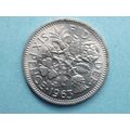 1963 Sixpence 6d 001 Nice