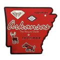 Arkansas the Natural State Foil Fridge Magnet