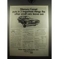 1970 Mercury Comet Ad - Mercury Comet puts in 3 important things