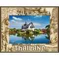 Thailand Laser Engraved Wood Picture Frame Land...