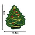 Christmas Tree Iron On Patch Motif Badge Decora...