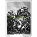 WOMEN DEFENDING THE CARS, MODERN REPRODUCTION O...