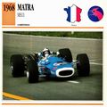 Collectors Club card. Classic Cars. Matra MS11