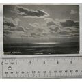 vintage postcard Sunset at Rossall
