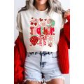White Cute Strawberry Floral Teacher Graphic Cu...