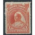 Niger Coast Republic 1894 SG52 1d Orange-Vermil...