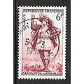 FRANCE 1953 GARGANTUA 6F LAKE & RED SG 1162 FIN...