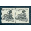 1897A 2c Locomotive Fine MNH Dry Gum CNP Left 3...