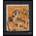 Used 416 10c Benjamin Franklin Fine K3301
