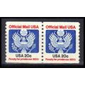 O135 20c Eagle Very Fine MNH Pair KA2055