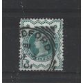 GB.SG213 1/2d Blue-Green.Fine Used.Nov24a