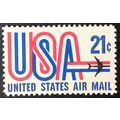 US Stamp #C81 mint: 1971 Airmail - 21c USA Jet ...