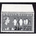 South Georgia 1977 Sg57 2½d Black WMK 14 Fresh ...
