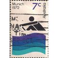 AUSTRALIA, OLYMPICS, Munich Rowing, blue 1972, 7c