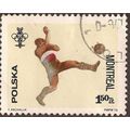 POLAND, OLYMPICS, Montreal Soccer, beige 1976, ...