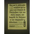 1955 Dubonnet Aperitif Ad - Mon ami le philosop...