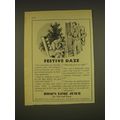 1955 Rose's Lime Juice Ad - Festive daze