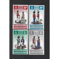 St Helena.Military Uniforms set of 4.Unmounted ...