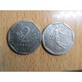 France Republic 1983 2 Francs Coin