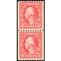 442, Mint VF NH 2¢ Coil Pair - Outstanding! SCV...