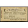 BK17, 97¢ Booklet (Eight panes of 319g) SCV $27...