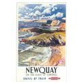UK RAIL ADVERTISING BRITISH RAILWAYS NEWQUAY CA...