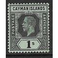 CAYMAN ISLANDS 1912-20 GV 1/- MINT SG48