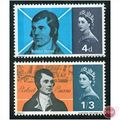 GB stamps 1966 - SG 685-686 - Robert Burns MNH ...