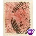New Zealand 1882 - SG 245 - QV 1sh red brown