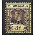 Virgin Islands 1916 SG79 3d Purple/Yellow WAR S...