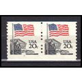 1895 20c U.S. Flag Fine MNH SG CNP Left 2 PA0240